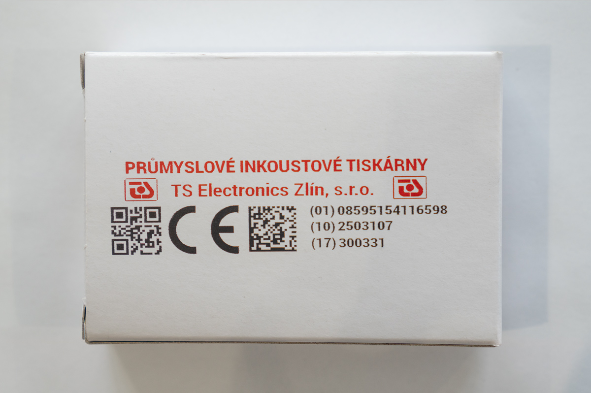 Ukázky značení s HP cartridgovými tiskárnami od TS Electronis Zlín, s.r.o.